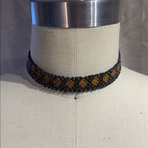 Handmade beaded choker necklace South African